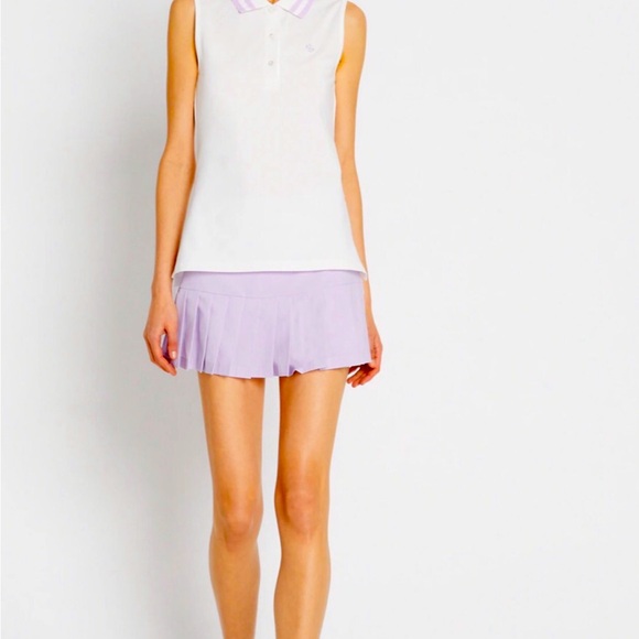 Tory Sport Pleated-Hem Skirt - Picture 3 of 4